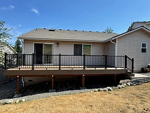 Finished Backyard Deck in Lake Stevens WA