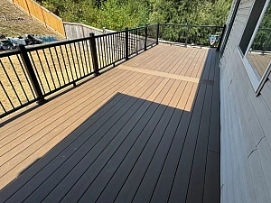 Composite Decking and Railing Detail